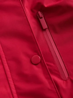 Rouge - Manteau matelassé imperméable (4-12ans)