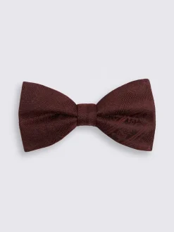 Rouge - Nœud papillon MOSS Motif paisley en soie