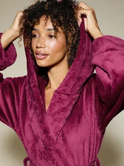 Rouge - Peignoir KBX Rosa duveteux