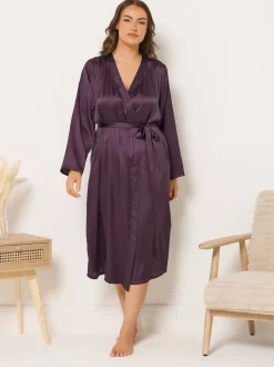 Rouge - Peignoir Yours Curve en satin