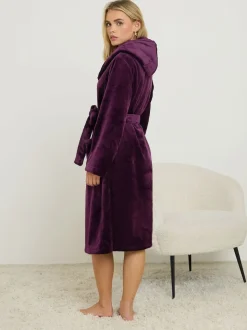 Rouge - PixieGirl Petite Peignoir à capuche super Luxe