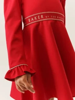 Rouge - Robe Baker by Ted Baker en point de Rome