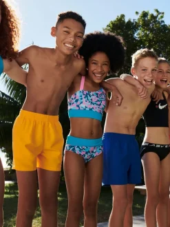 Rouge - Short de bain Nike 4 Inch Volley