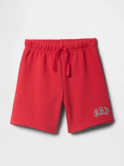 Rouge - Short de jogging Gap Pull On Logo (6 mois-5 ans)