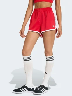 Rouge - Shorts Adidas Original Sprinter à 3 rayures