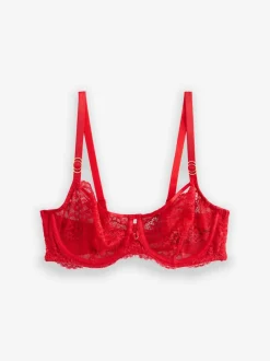 Rouge - Soutien-gorge A-E en dentelle