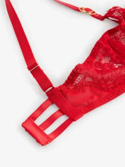 Rouge - Soutien-gorge A-E en dentelle