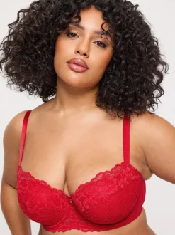 Rouge - Soutien-gorge Ann Summers sexy à armatures en dentelle