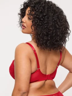 Rouge - Soutien-gorge Ann Summers sexy à armatures en dentelle