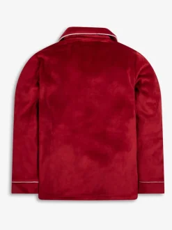 Rouge - The Little Tailor Kids Pyjama de Noël en velours doux de luxe