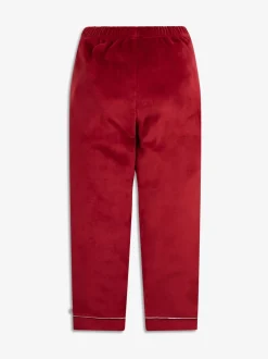 Rouge - The Little Tailor Kids Pyjama de Noël en velours doux de luxe