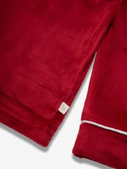 Rouge - The Little Tailor Kids Pyjama de Noël en velours doux de luxe