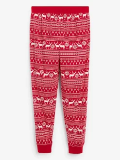 Rouge - The Little Tailor - Pyjama de Noël à motif Fair Isle de renne pour homme