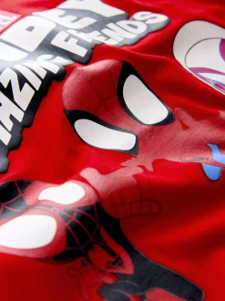 Rouge - T-shirt Marvel à manches longues (6mois-8ans)