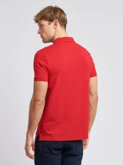Rouge - U.S. Polo Assn. Coupe classique Mens Player 3 Pique 100% Cotton Polos