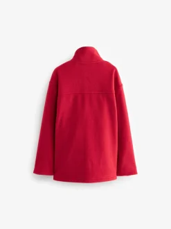 Rouge - Veste polaire zippée avec poches (3-16ans)
