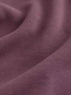 Rouge baie - Ajustement régulier - Sweat-shirt épais à Col rond riche en coton