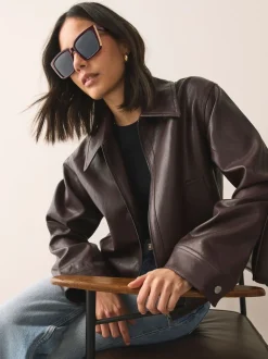 Rouge baie - Lunettes de soleil carrées