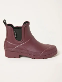 Rouge bordeaux - Bottes de pluie en caoutchouc FatFace
