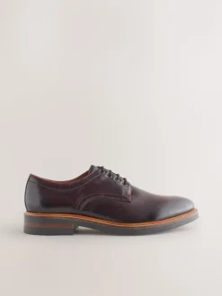 Rouge bordeaux - Chaussures Heritage Derby en cuir