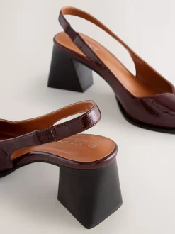 Rouge bordeaux - Chaussures à talons Forever Comfort® à bout pointu et à bride arrière