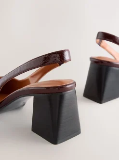 Rouge bordeaux - Chaussures à talons Forever Comfort® à bout pointu et à bride arrière