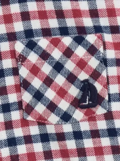 Rouge bordeaux - Chemise brossée JoJo Maman Bébé