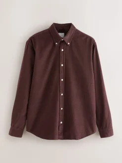 Rouge bordeaux - Chemise de cordon à manches longues