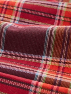 Rouge bordeaux - Ensemble Skort et collants à carreaux (3mois7ans)