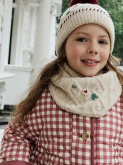 Rouge bordeaux - Ensemble bonnet et snoods (1-16ans) (1-16ans)