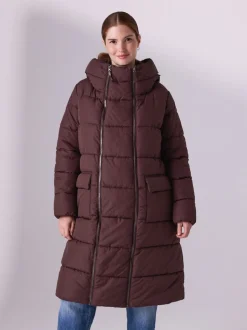 Rouge bordeaux - Manteau de grossesse Résistant à la douche