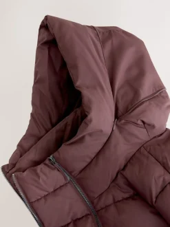 Rouge bordeaux - Manteau de grossesse Résistant à la douche