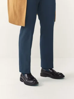 Rouge bordeaux - Mocassins à franges Penny