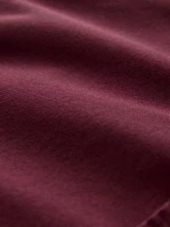 Rouge bordeaux - Slim Fit (Slim Fit) - Chemise Oxford à manches longues