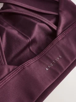 Rouge bordeaux - Soutien-gorge de sport Active Cross Back