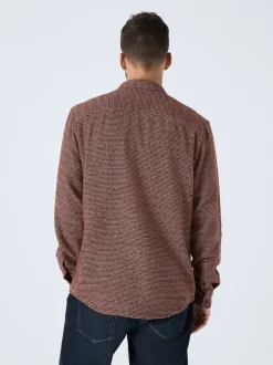 Rouge bordeaux - Surchemise texturée Veste-chemise