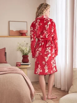 Rouge cerise - Peignoir confortable Bath & Body Works Blossom