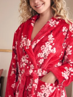 Rouge cerise - Peignoir confortable Bath & Body Works Blossom