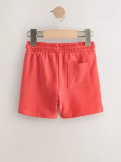 Rouge corail - Short en jersey (3mths-7yrs)