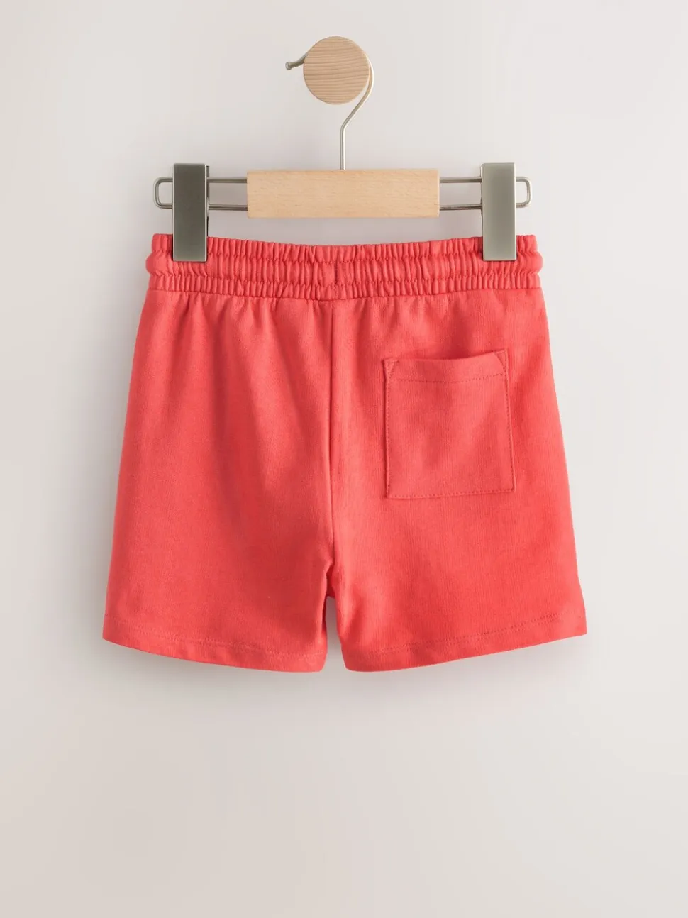 Rouge corail - Short en jersey (3mths-7yrs)