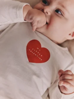 Rouge Little Valentine - Ensemble t-shirt et legging bébé (0mois-2ans)