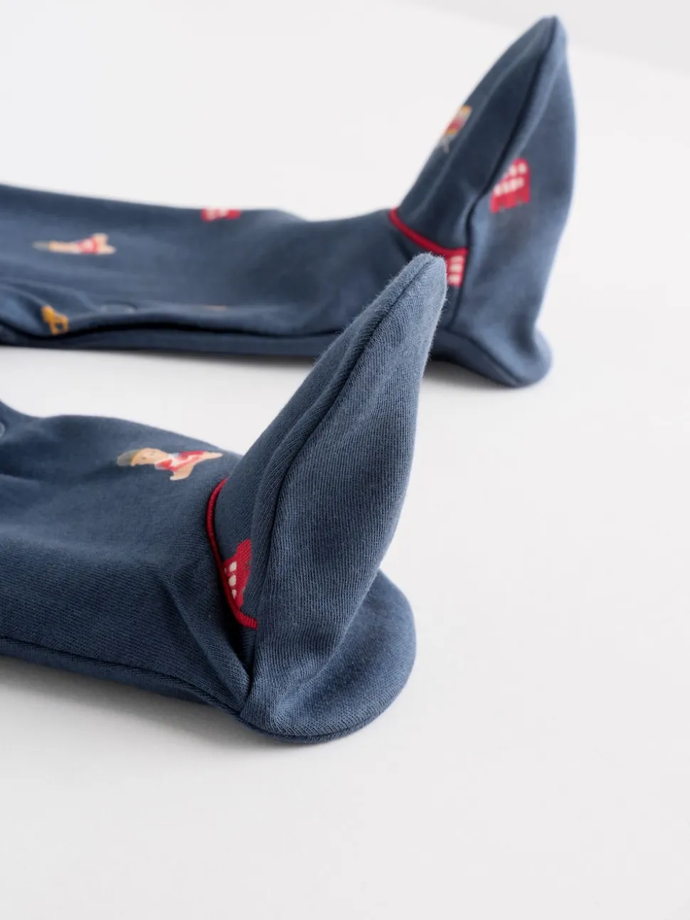 Rouge motif ours - Combinaisons de nuit pour bébé 3 Pack (0-2ans)