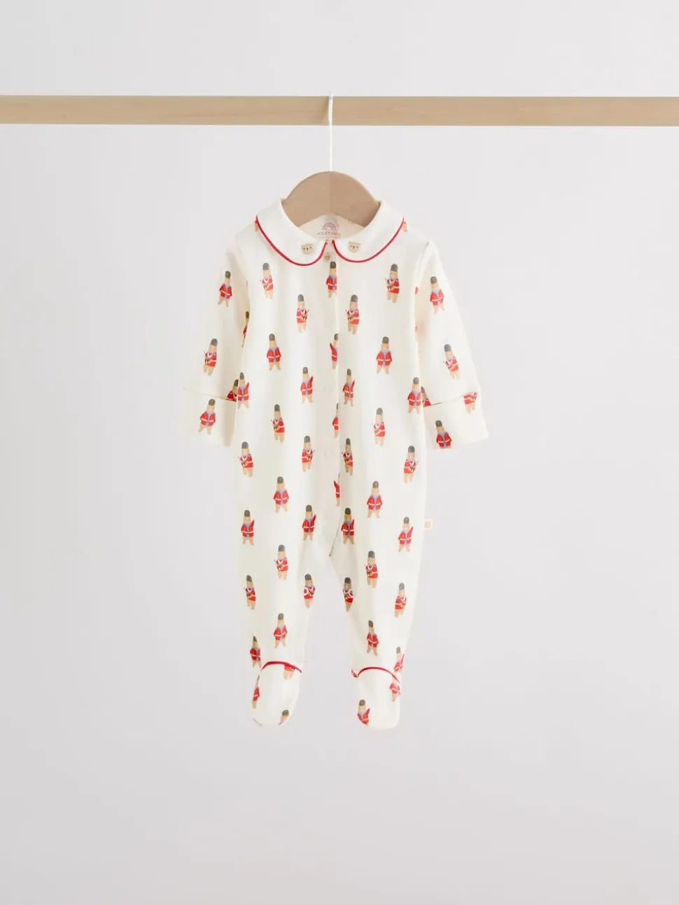 Rouge motif ours - Combinaisons de nuit pour bébé 3 Pack (0-2ans)