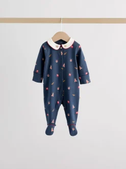 Rouge motif ours - Combinaisons de nuit pour bébé 3 Pack (0-2ans)