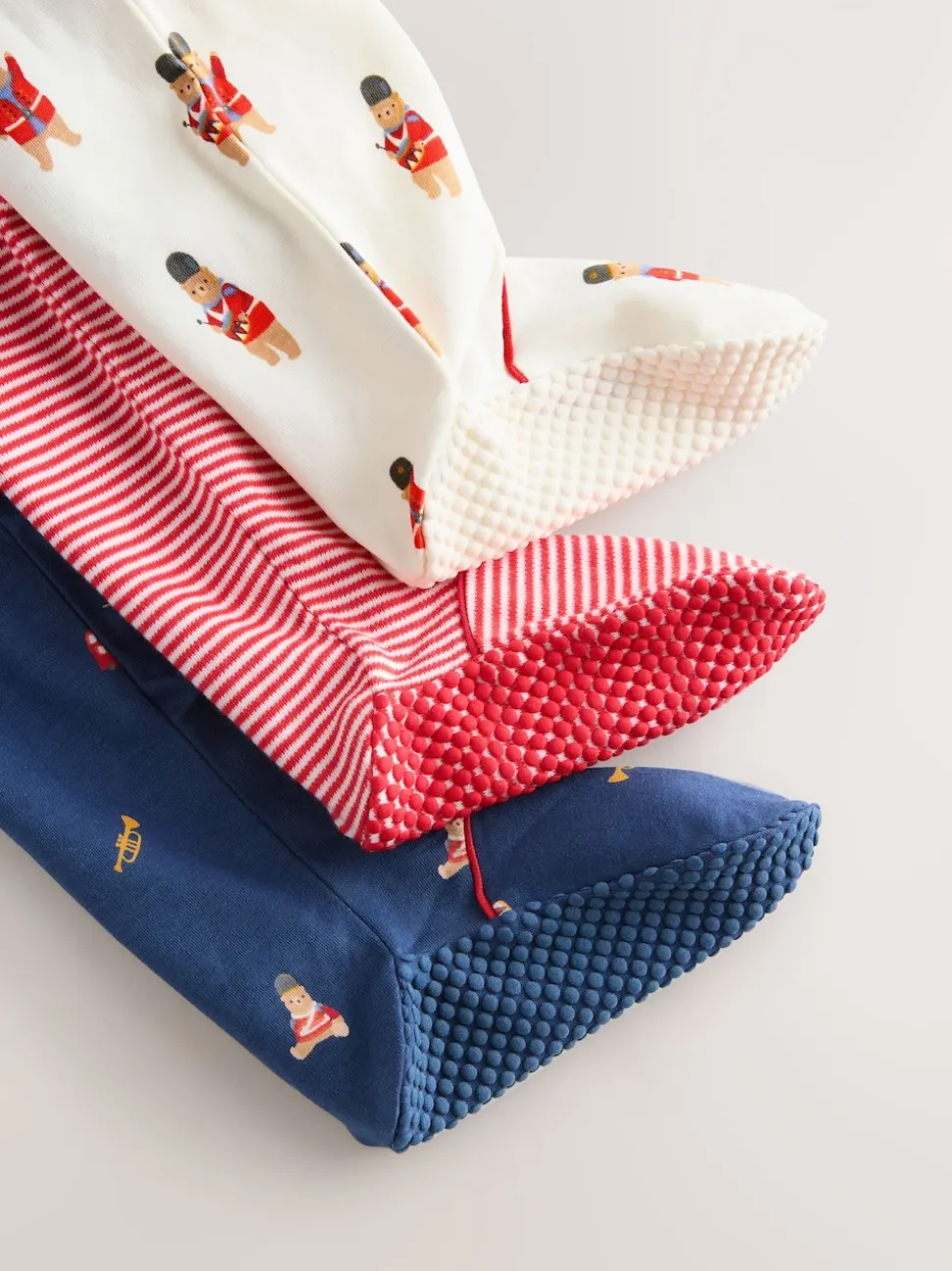 Rouge motif ours - Combinaisons de nuit pour bébé 3 Pack (0-2ans)