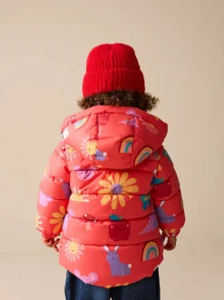 Rouge motif personnage - Résistant à la douche en polaire Doudounes ( mois3-7ans)