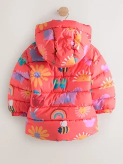 Rouge motif personnage - Résistant à la douche en polaire Doudounes ( mois3-7ans)