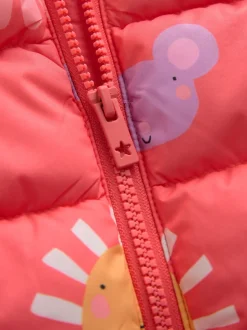 Rouge motif personnage - Résistant à la douche en polaire Doudounes ( mois3-7ans)