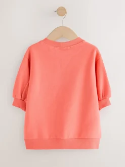 Rouge motif personnage - Robe en molleton décontractée (3mois à7ans)