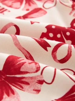 Rouge Nœud/ Cœur - Lot de 3 pyjamas Snuggle (9mois-16ans)